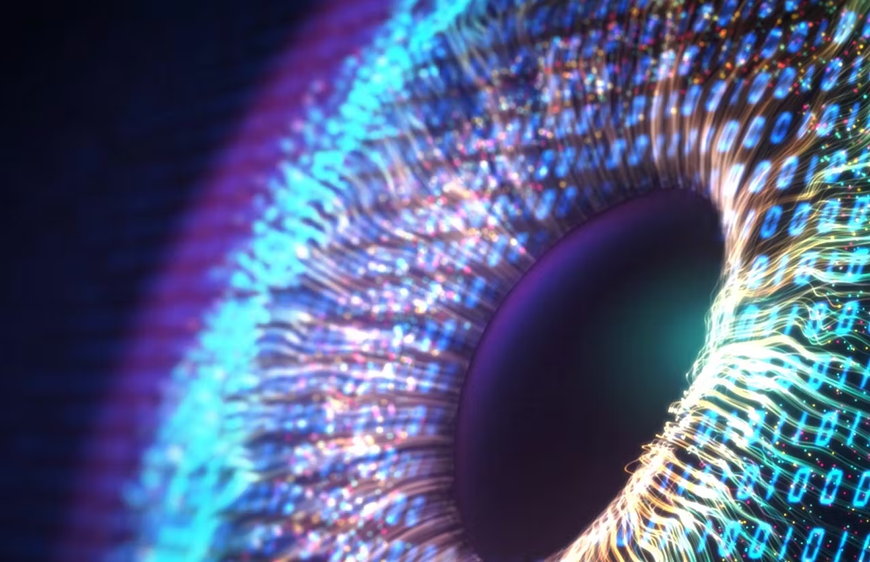 Abstract eye / data streams